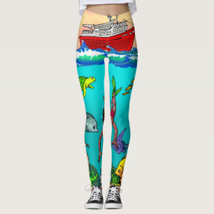 Under The Sea Custom Leggings