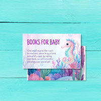 Under the sea cute seahorse purple book request