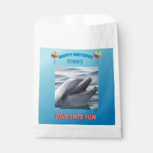 Under the Sea Dolphin Birthday Favour Bags