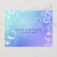 Under the Sea Enchanted Bubbles Save the Date