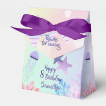 Under the Sea Favour Box Set – Pink and Purple 