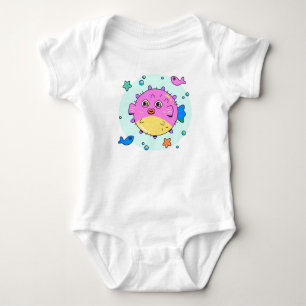 Under the Sea Fish Adventure Baby Bodysuit