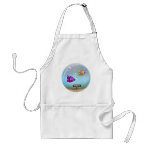 Under the Sea - Fish Bowl Design - Apron