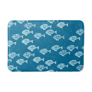 Under The Sea Fish Design Bath Mat