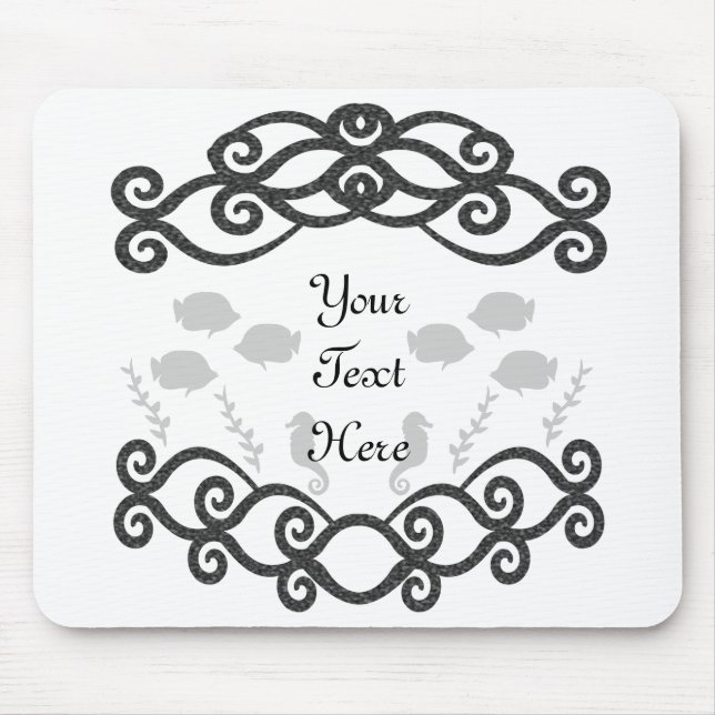Under the Sea Fish Fame Mouse Mat (Front)
