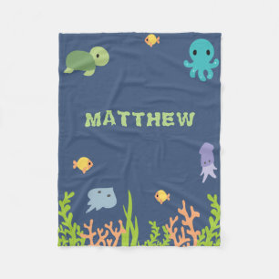 Under the Sea Fleece Baby/Kids Blanket