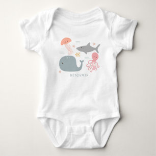 Under The Sea Friends Baby Bodysuit
