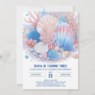 Under the Sea Fun Boy Birthday Invitation