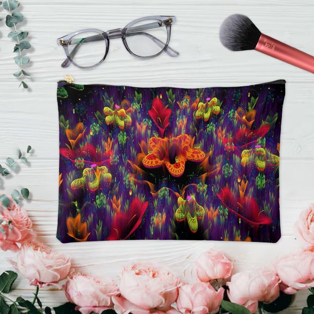 Under the Sea Garden - Abstract Accessory Pouch (Creator Uploaded)