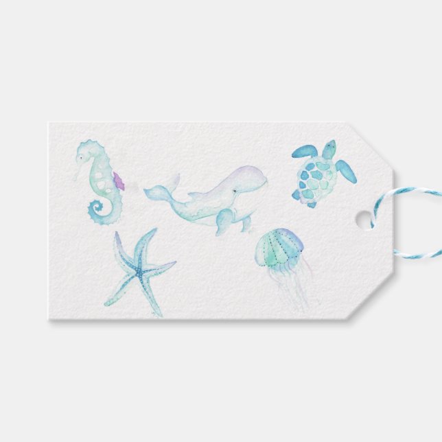 Under The Sea Gift Tags (Front (Horizontal))