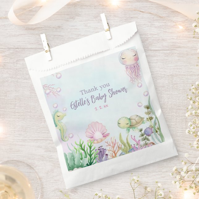 Under the Sea Girl Favour Bags (Creator Uploaded)
