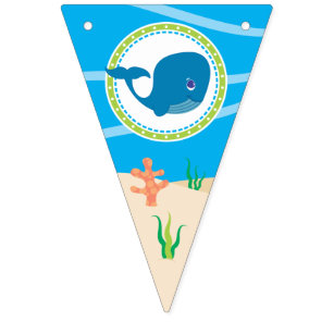 Under the Sea Happy Birthday Party Bunting