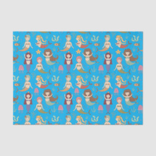 Under the Sea Happy Mermaid Doing What Mermaids Do Tissue Paper