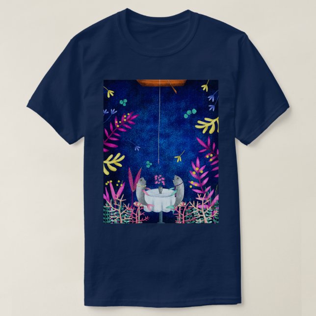Under the sea illustration T-Shirt (Design Front)