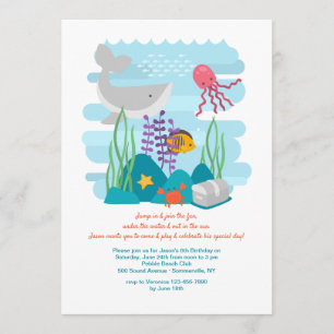 Under the Sea Invitation