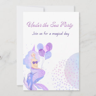 Under the Sea Invitation