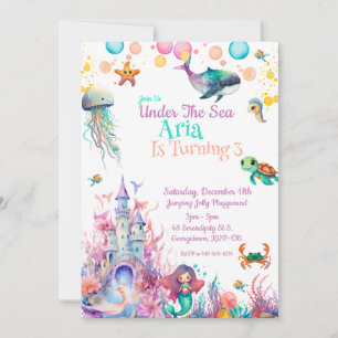 Under The Sea Invitation