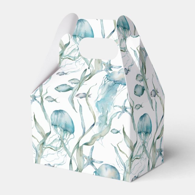 Under the Sea Jellyfish Favour Boxes (Front Side)