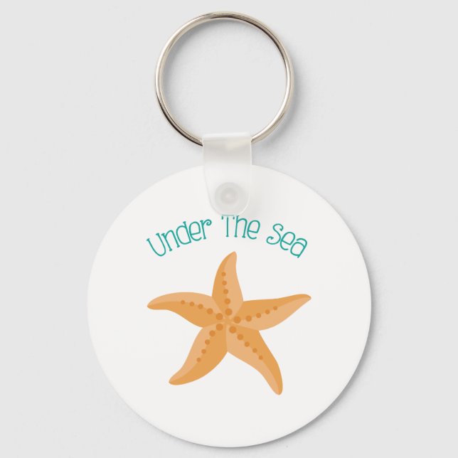 Under The Sea Key Ring (Front)