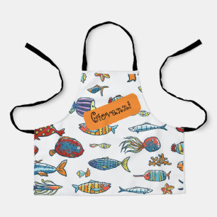 Under the sea kids apron