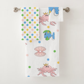 Under the Sea Kids Bath Towel Set