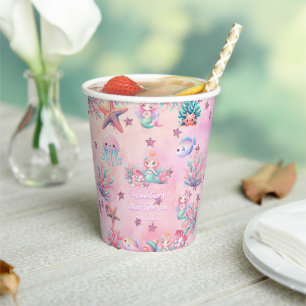 Under The Sea Kid's Birthday Paper Cups