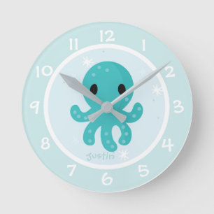 Under the Sea Kids Nursery Wall Clock