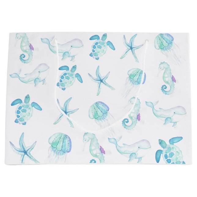 Under The Sea Large Gift Bag (Front)