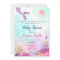 Under the Sea Mermaid Baby shower Invitation Girl