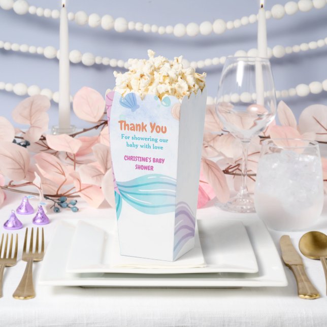 Under the Sea Mermaid Baby shower party Favour Box (Wedding)