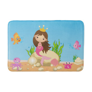 Under the Sea Mermaid Bath Mat