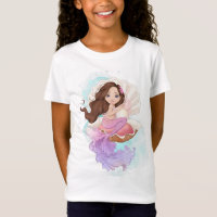 Under the Sea Mermaid (Brunette) in Oyster Shell