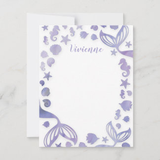 Under the Sea Mermaid Card