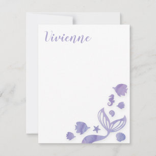 Under the Sea Mermaid Card