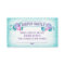 Under the Sea Mermaid Diaper Raffle Tickets