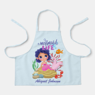 Under the Sea Mermaid Life Personalised Apron