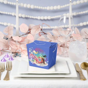 Under The Sea Mermaid Ocean Purple Turquoise Favour Box