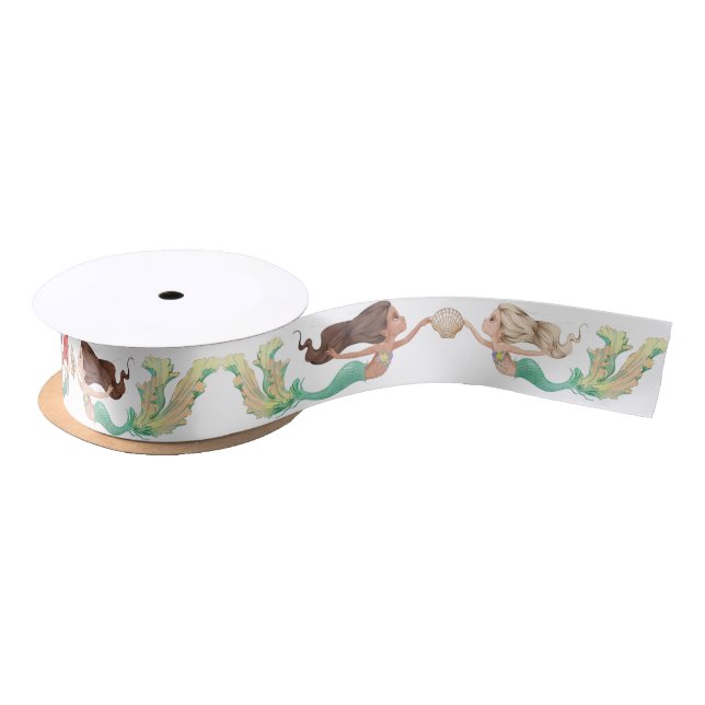 Under the Sea Mermaid Satin Ribbon (Spool)