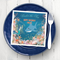 Under the Sea Mermaid Shark Birthday Party