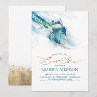 Under the Sea Mermaid Tail Bridal Shower