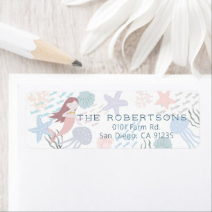Under the Sea Mermaid White Birthday