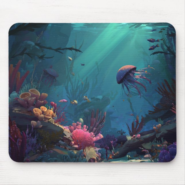 Under The Sea Mouse Mat (Front)