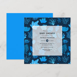 Under the Sea Nautical Baby Shower Invitation