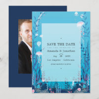 Under the Sea Nautical Wedding Photo  Save The Dat