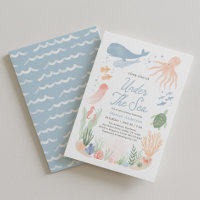 Under the Sea Ocean Animals Baby Shower
