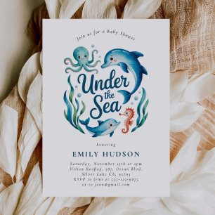 Under The Sea Ocean Baby Shower Invitation