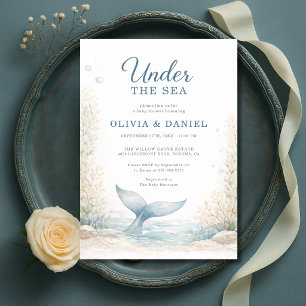 Under the Sea Ocean Couples Baby Shower Invitation