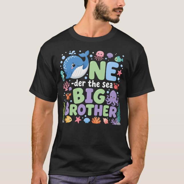 Under The Sea Ocean Creature Nautical Adventure T-Shirt (Front)