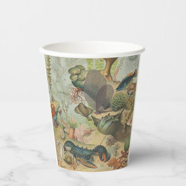 Under the sea Ocean Marine animal party Paper Cups (Front)