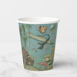 Under the sea Ocean Marine animal party Paper Cups